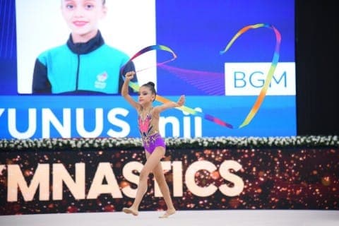 Bədii gimnastika üzrə 3-cü beynəlxalq “Ocaq kuboku” davam edir - FOTO