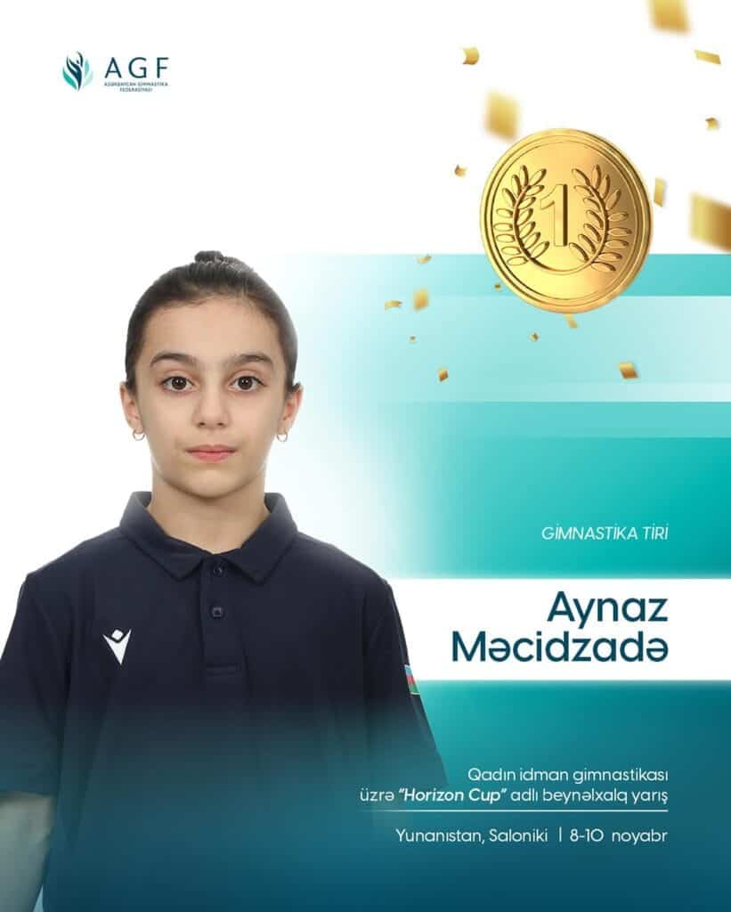 Gimnastlarımız “Horizon Cup”da 7 medal qazandı - FOTO