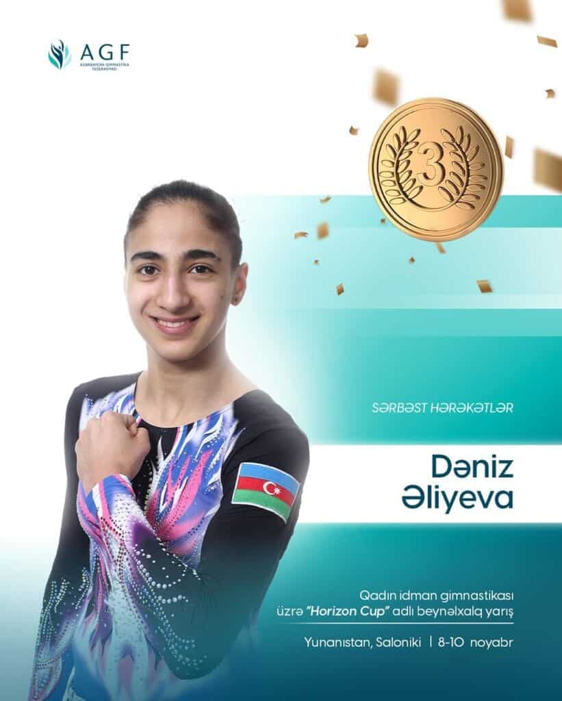 Gimnastlarımız “Horizon Cup”da 7 medal qazandı - FOTO