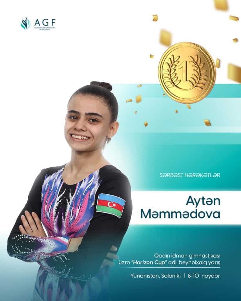 Gimnastlarımız “Horizon Cup”da 7 medal qazandı - FOTO