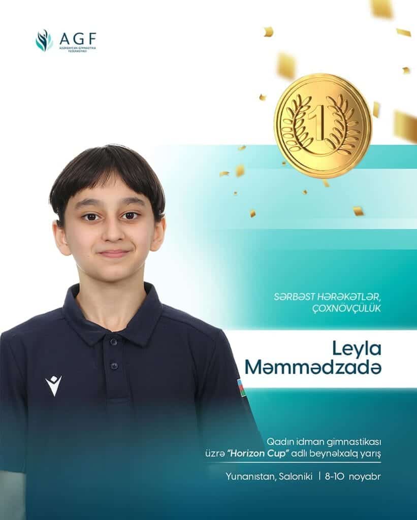 Gimnastlarımız “Horizon Cup”da 7 medal qazandı - FOTO