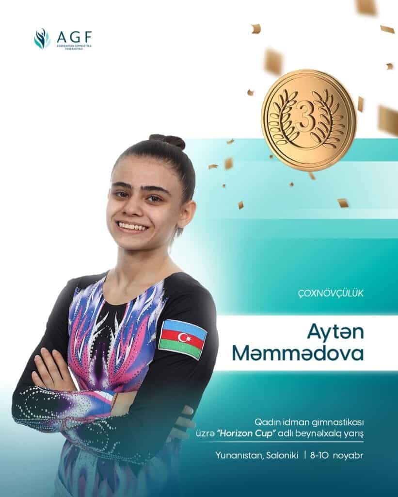 Gimnastlarımız “Horizon Cup”da 7 medal qazandı - FOTO