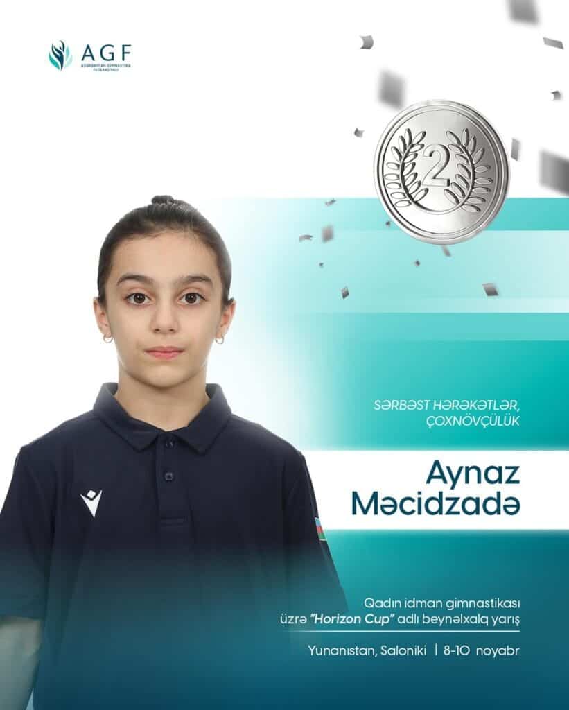 Gimnastlarımız “Horizon Cup”da 7 medal qazandı - FOTO