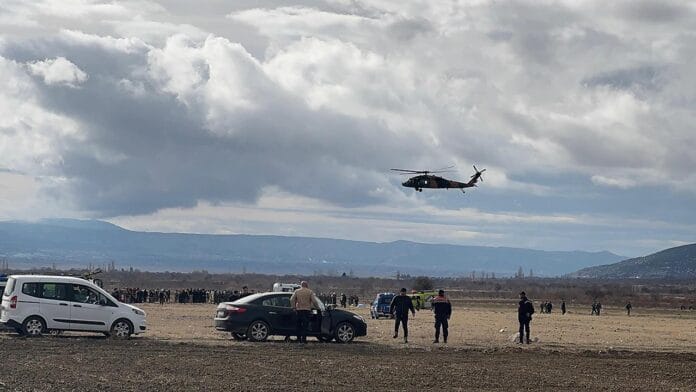 hərbi helikopter qəzaya uğrayıb