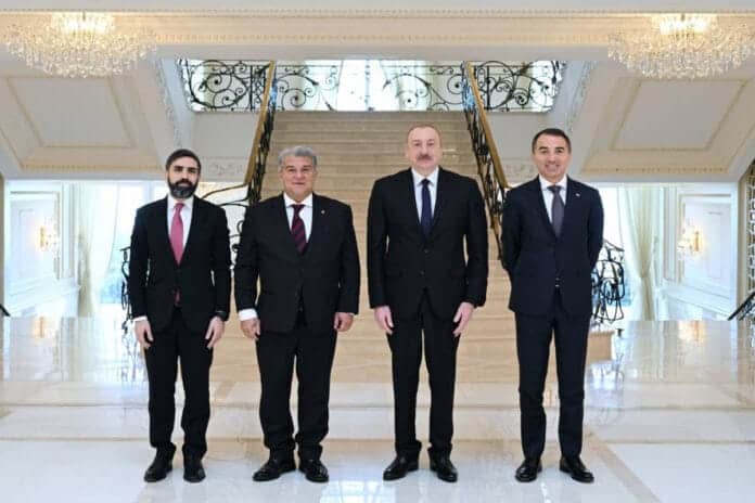 Prezident İlham ƏIiyev “Barselona” Futbol Klubunun prezidentini