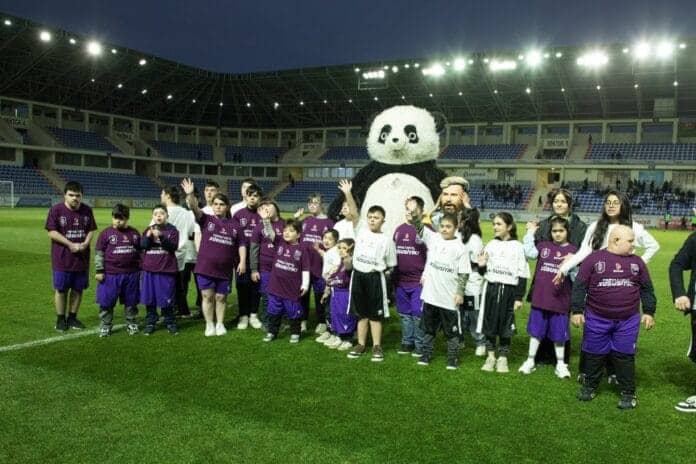 Daun sindromlu uşaqlar üçün futbol tədbiri keçirildi