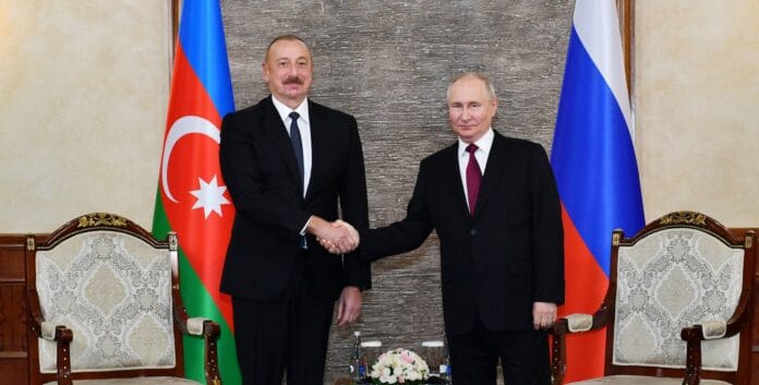 İlham Əliyev Vladimir Putini