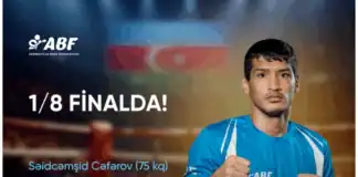 Azərbaycan boksçusu dünya çempionatının 1:8 finalına yüksəlib