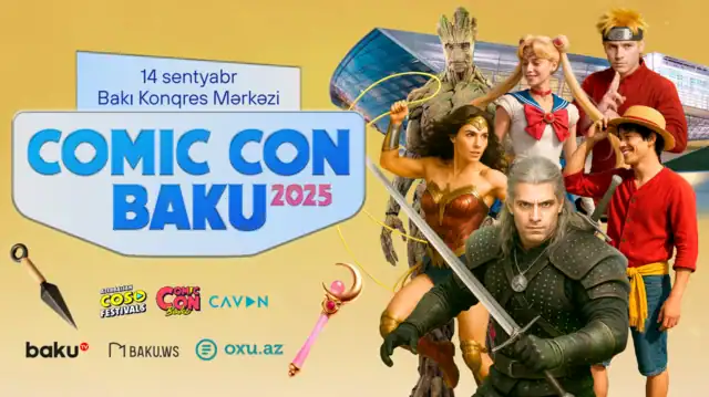 “Comic Con Baku 2025” Azərbaycanda ilk dəfə baş tutacaq – Ross Mullan da iştirak edəcək 1 “Comic Con Baku 2025” Azərbaycanda ilk dəfə baş tutacaq – Ross Mullan da iştirak edəcək