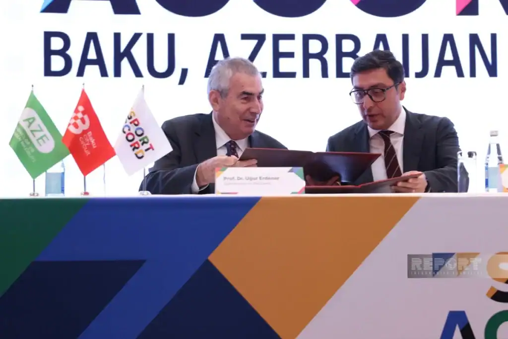Gənclər və İdman Nazirliyi, Bakı Şəhər Halqası və SportAccord arasında rəsmi müqavilə imzalanıb 1 Gənclər və İdman Nazirliyi, Bakı Şəhər Halqası və SportAccord arasında rəsmi müqavilə imzalanıb