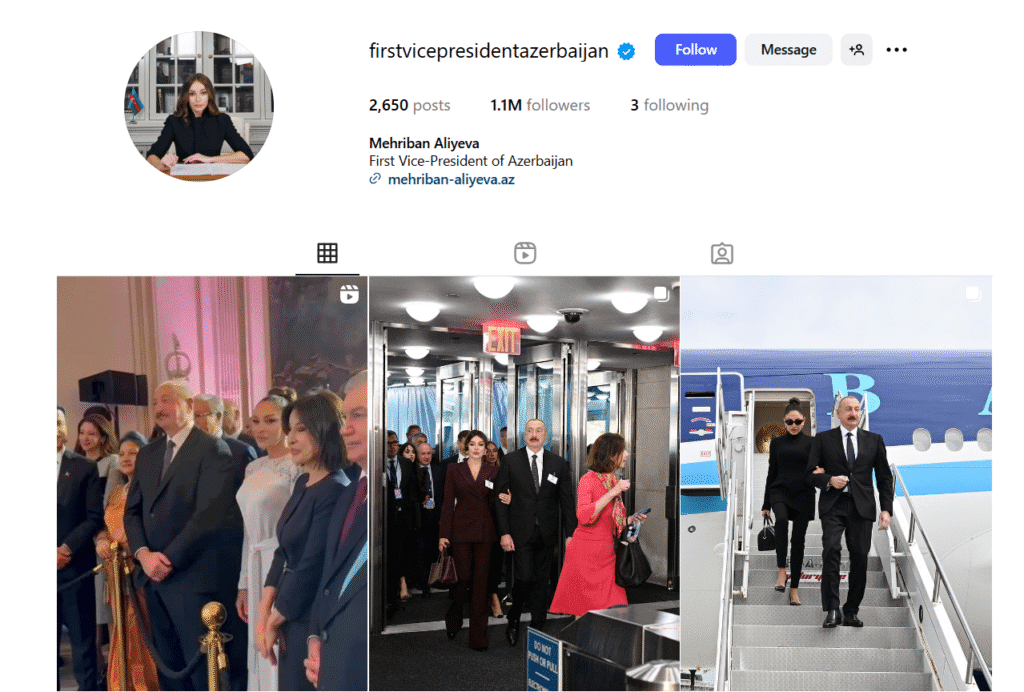 Mehriban Əliyeva - instagram
