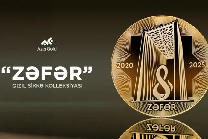 'AzerGold'dan 'Zəfər' adlı yeni qızıl sikkə kolleksiyası