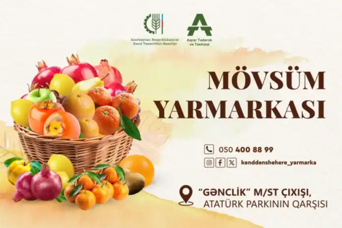 Bakıda “Mövsüm yarmarkası”na start verilir