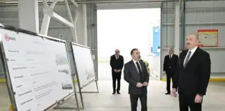 İlham Əliyev AZWOOL zavodunu açdı