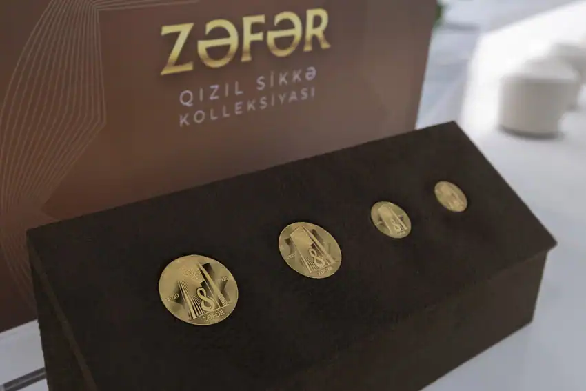 "AzerGold"dan "Zəfər" adlı yeni qızıl sikkə kolleksiyası