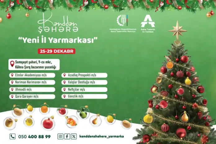 Bakı Sumqayıt Yeni il yarmarkaları