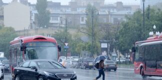 Bakı sabah yağış xəbərdarlığı