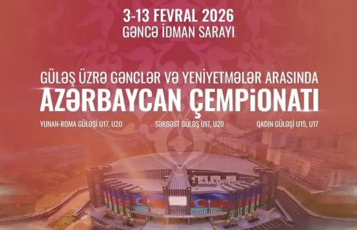Gəncədə U-20 güləş çempionatı başladı
