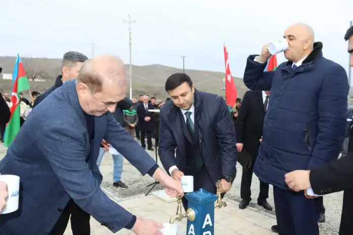 Göyçayda içməli su layihəsi başa çatdı