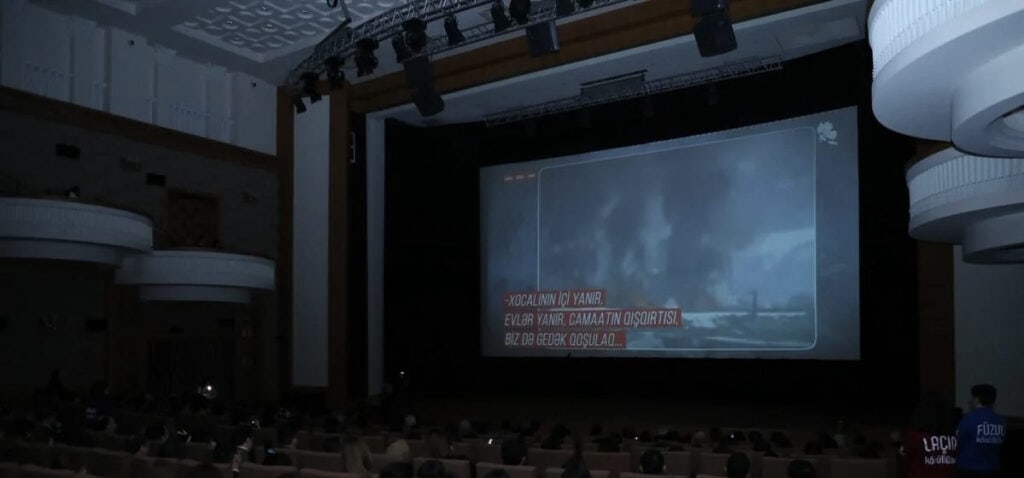 Xocalının 34-cü ildönümündə “Əsir uşaqlıq” filmi nümayiş olundu