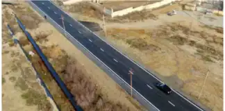 Masazırda 2 km-lik yol əsaslı təmir olundu