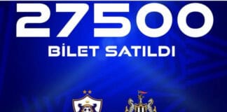 “Qarabağ” – “Nyukasl” oyununa 27 500 bilet