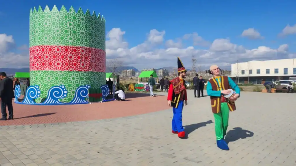 Ağdamda Novruz yarmarkası başladı