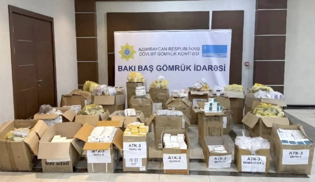 Sumqayıtda minlərlə qeydiyyatsız dərman aşkarlanıb
