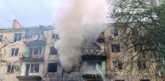 Pavloqradda yaşayış binasına zərbə: 12 yaralı var