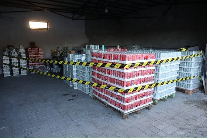 Bakıda yararlılıq müddəti dəyişdirilmiş 49 mindən çox içki aşkarlanaraq dövriyyədən çıxarılıb